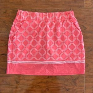 NWOT Kyodan Pink and White Golf Skort